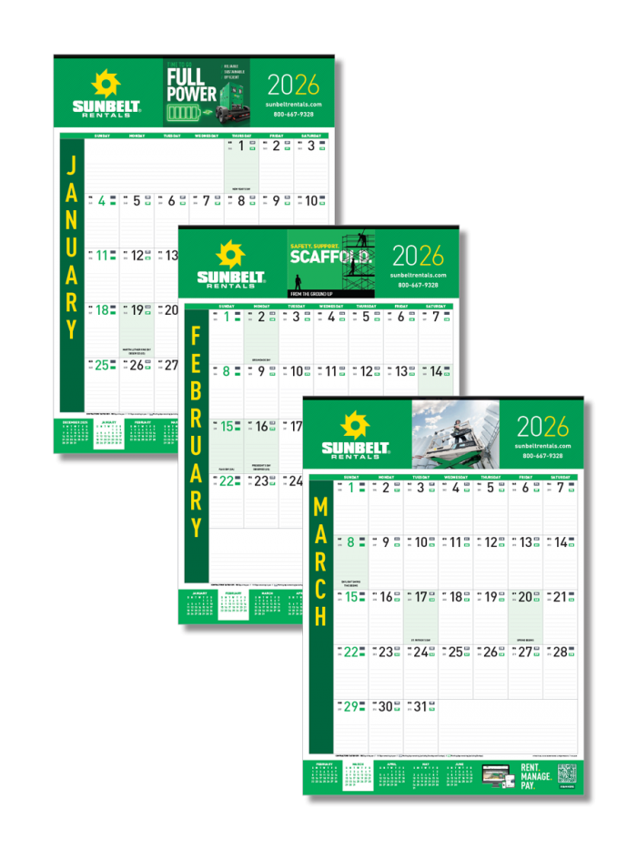 Contractor Wall Calendar (Box of 50)